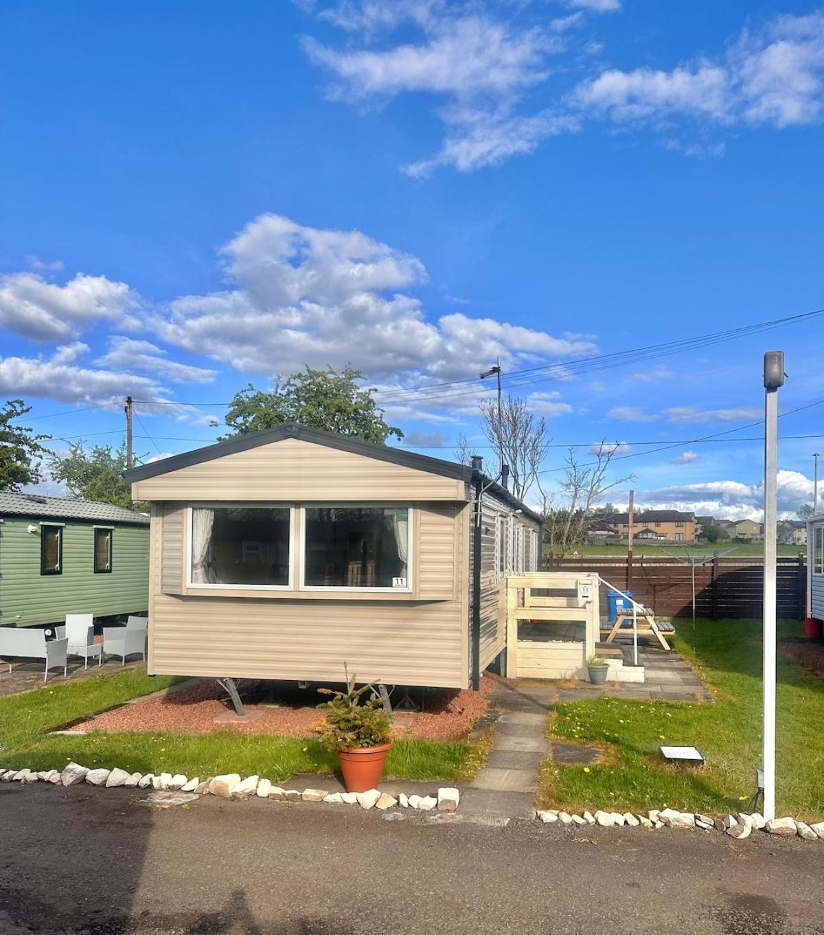 Two Bedroom Willerby Parkhome In Uddingston, Glasgow Exterior foto